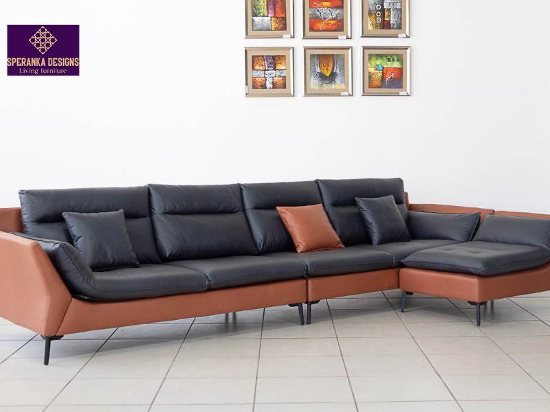 Lyon fabric corner sofa