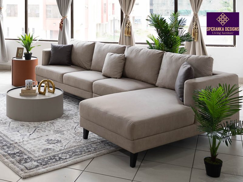 Porto fabric corner sofa