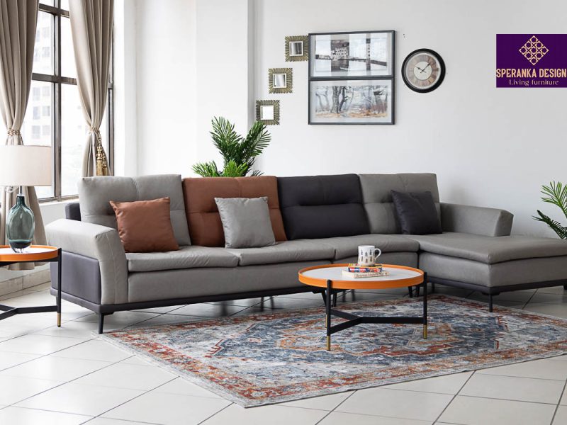 Torino fabric corner sofa
